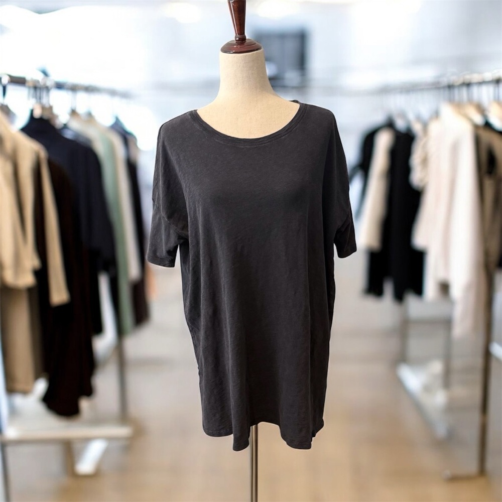Z Supply Black Short Sleeve T-Shirt Dress Size Small